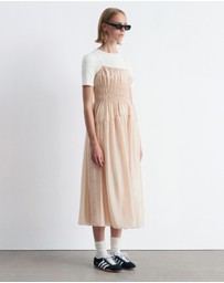 & Other Stories - Ruched Midi Dress