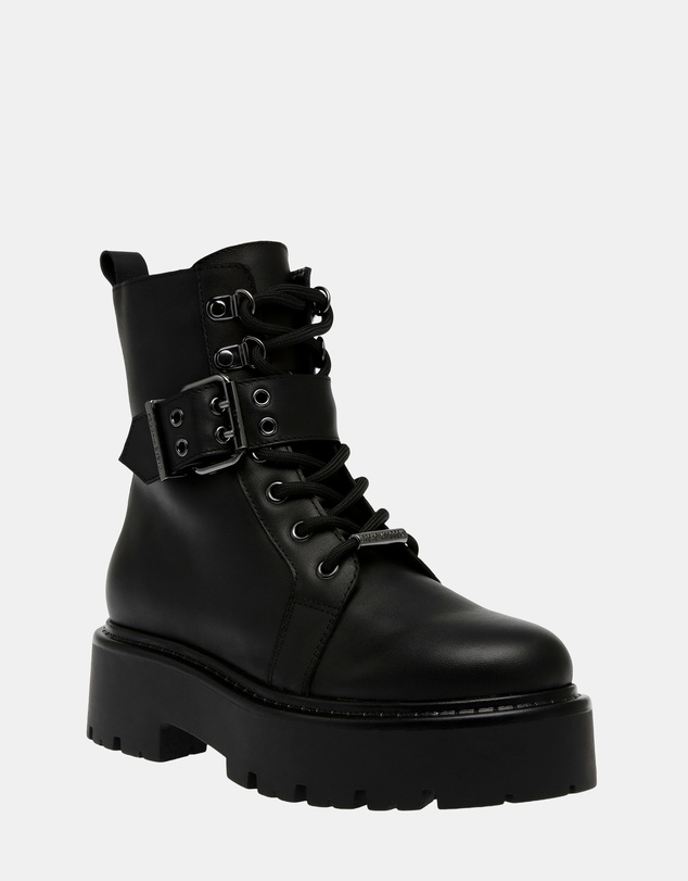 Steve Madden - Off-Road Black Leather Boots