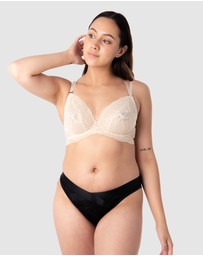 Hotmilk Maternity Lingerie - Heroine Plunge Nursing Bra - Flexiwire