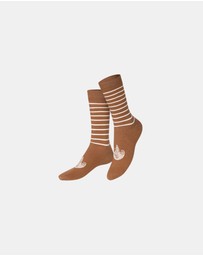EAT MY SOCKS - Socks Caffe Latte