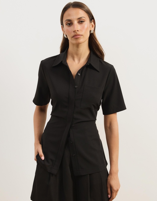 Atmos&Here - Aveline Tie Back Shirt
