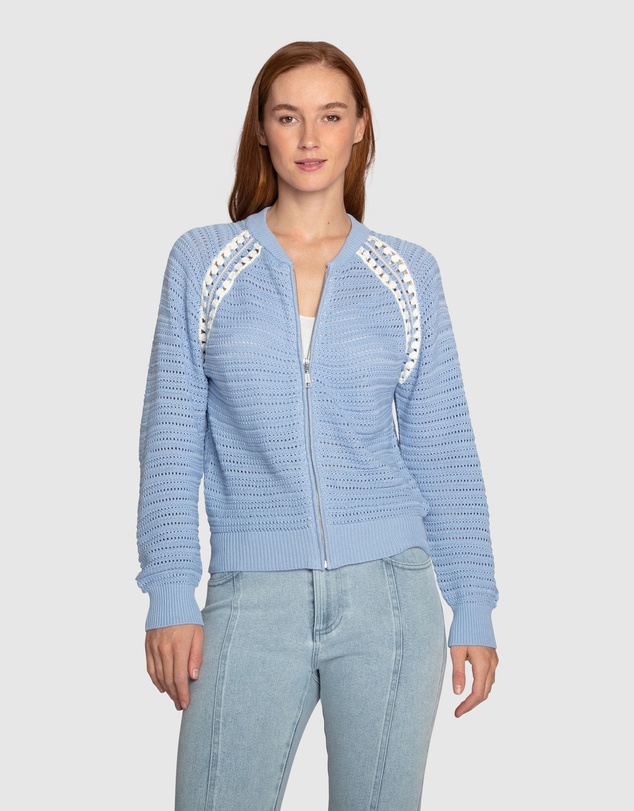 Belle & Bloom - Meadow Breeze Zip Knit