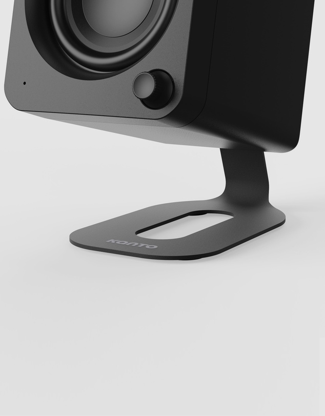 iWorld - Kanto SU2 Kanto SU2 Rear-Mounted Desktop Stands for Uki and Ora - Black, Pair
