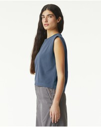 American Apparel - Heavyweight Garment Dyed Women's Muscle T-Shirt
