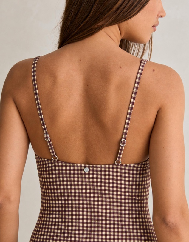 Rhythm - Lola Check Underwire One Piece - ICONIC EXCLUSIVE