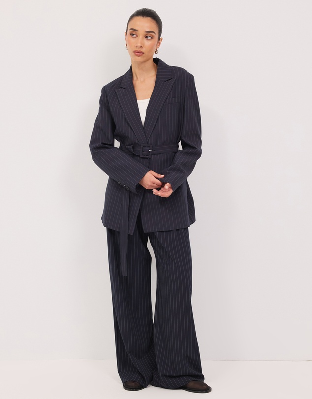 Calli - Rhode Pinstripe Blazer