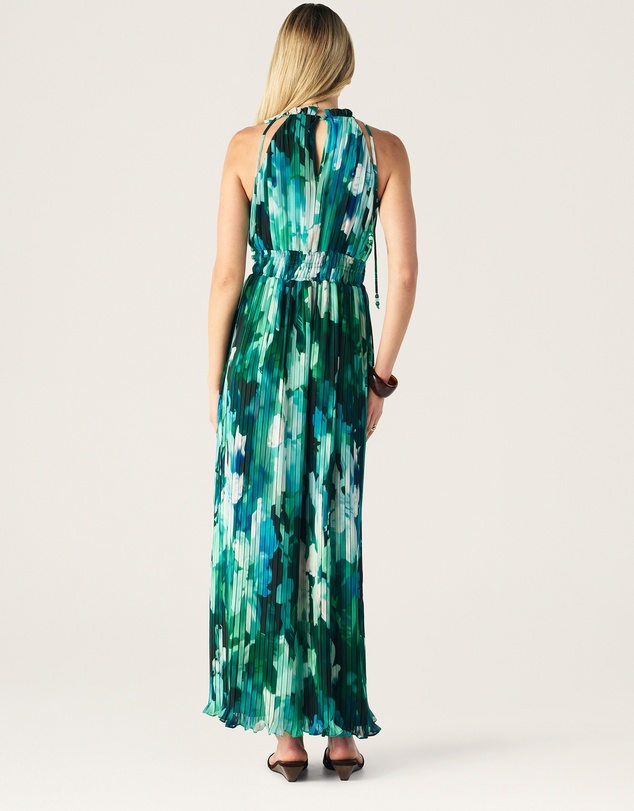 MOS The Label - Verdant Print Halter Dress
