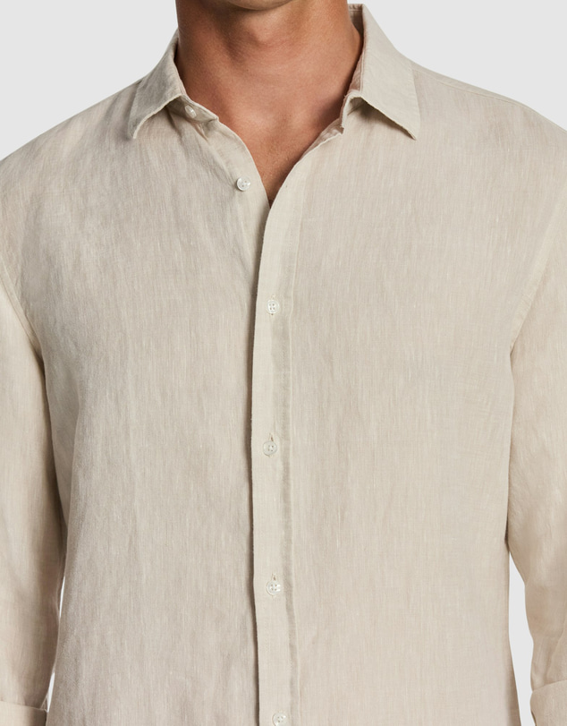 yd. - West Hampton Pure Linen Shirt