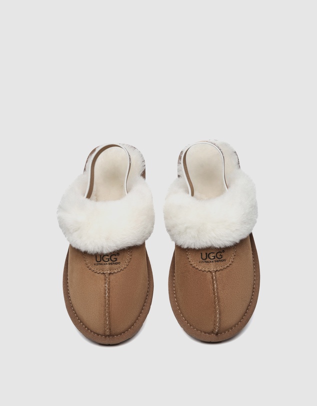 EVERAU - Australian Shepherd Ugg Waffle Plus Cow Suede Upper House Shoes