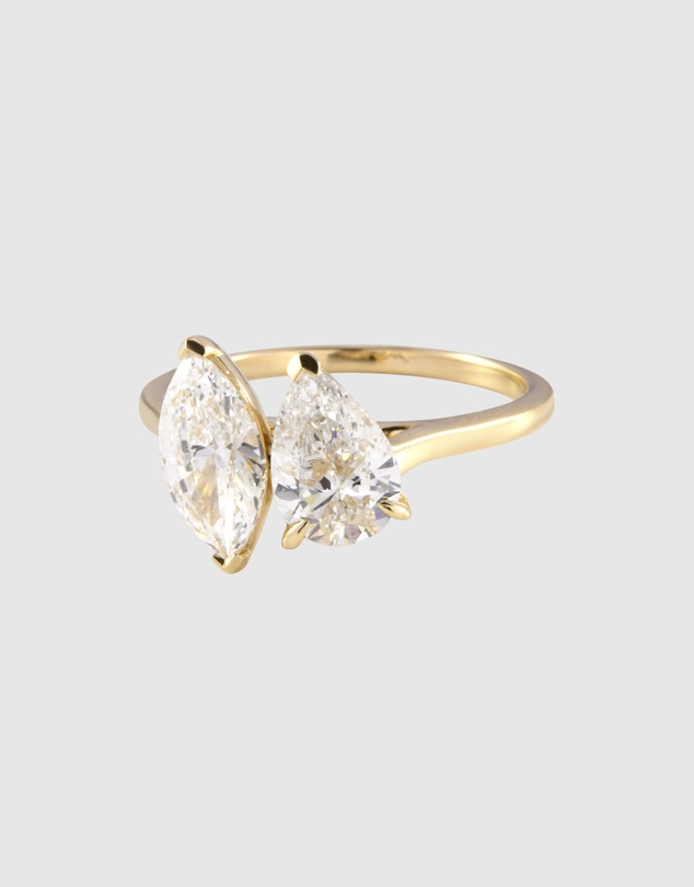 Von Treskow - Twin Flame Ring (2.00ct lab diamonds)