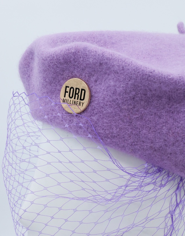FORD MILLINERY - NIKKI Beret with veil