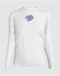 Nike - Bubble Script Big Kids Dri-Fit Long-Sleeve Hydroguard