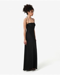 Forcast - Martini Strapless Satin Dress