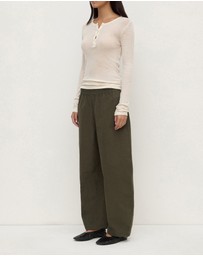 Assembly Label - Nora Merino Wool Henley Top