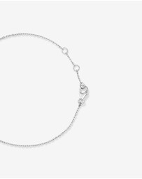 Michael Hill - Round Brilliant Cut Cubic Zirconia Chain Bracelet in Sterling Silver