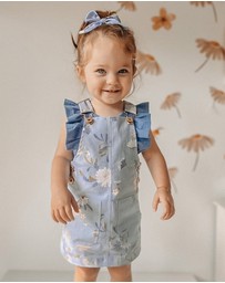 WITH LOVE FOR KIDS - Hazel Denim Pinafore Dress - Babies - Kids