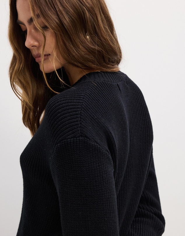 The Fated - Maia Round Neck Knit Cardigan