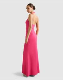 Forever New - Willow Halter Neck Wrap Maxi Dress