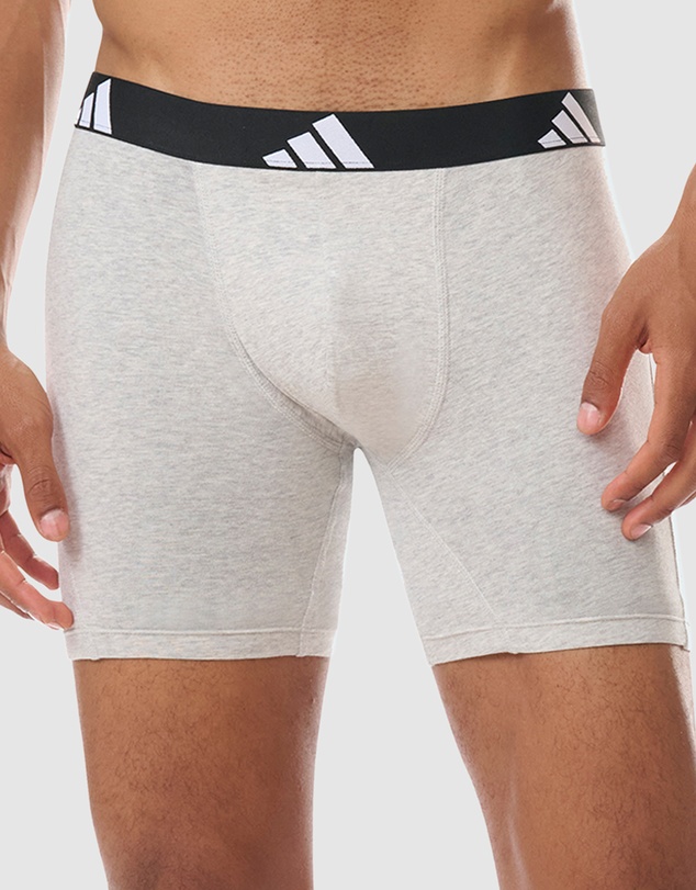 adidas Sportswear - 3 Pack Active Flex Cotton Boxer Brief Underwear