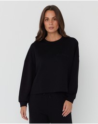 ALEXANDRA - Emby Long Sleeve Top Black