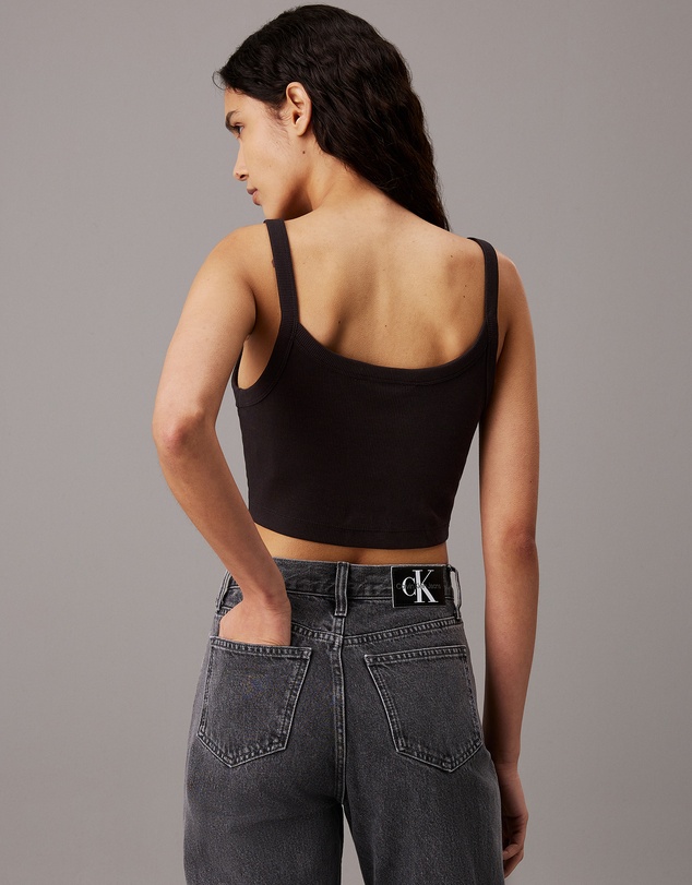 Calvin Klein Jeans - Ribbed Monogram Logo Bralette