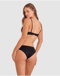Bras N Things - Sexy Basics Push Up Mystic - Black