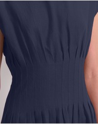 Sportscraft - Ariana Pintuck Linen Dress