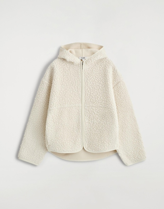 COS - Hooded Teddy Jacket