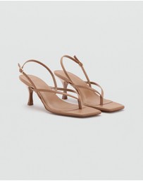 M.N.G - Strappy Heeled Sandals