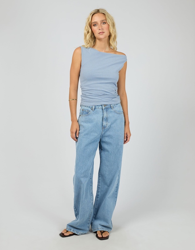 All About Eve - Kylie Stripe Top Blue