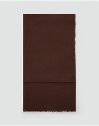 M.N.G - Frayed Edge Linen Scarf