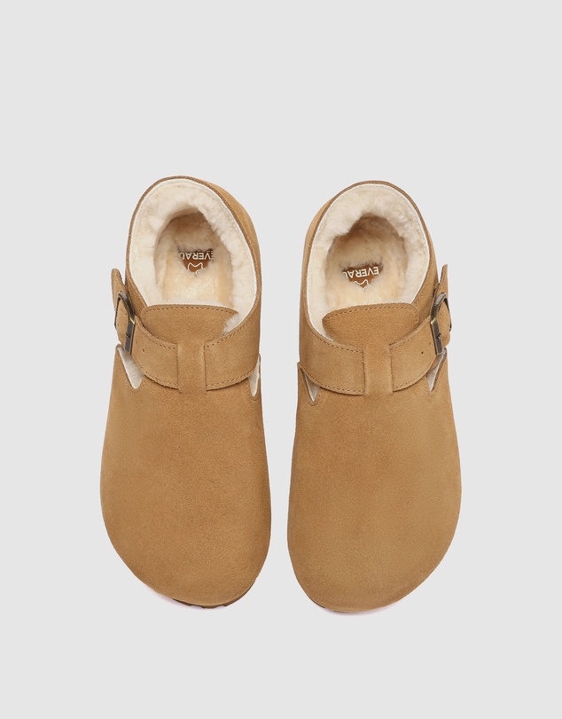 EVERAU - EverAU Ugg Hazora Cow Suede Upper Loafer Oxfords Flats