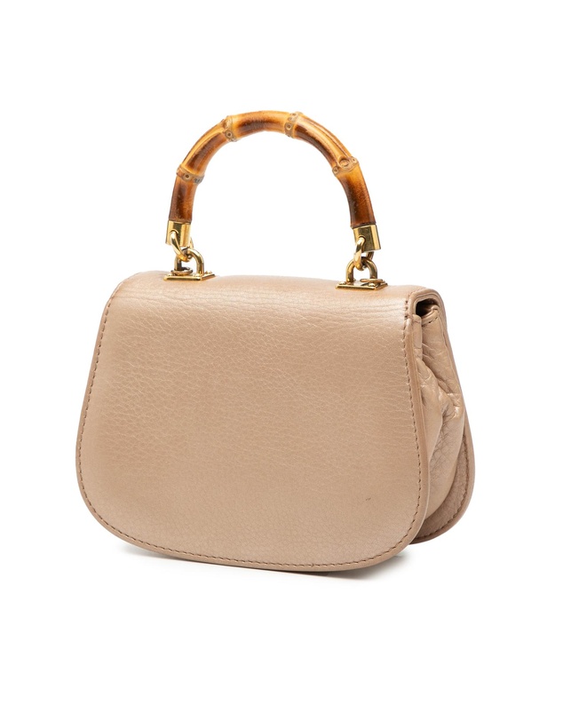Pre-Loved by Azura Reborn - Pre-Loved Mini Metallic Leather Bamboo Night