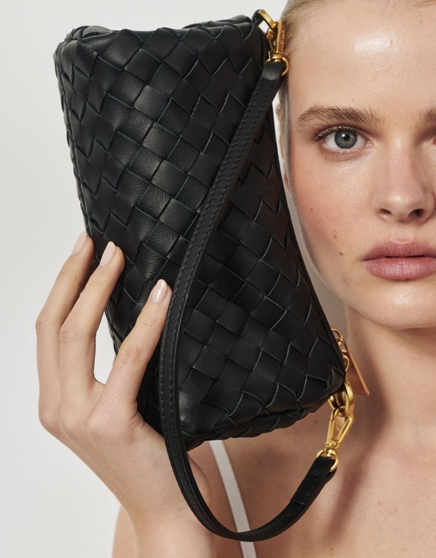 VESTIRSI - Vivi Woven Shoulder Crossbody Black