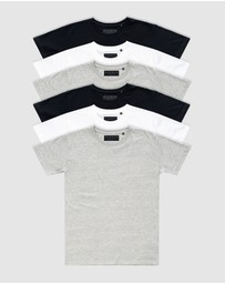 Xander - 6-Pack Blanc Tee - Youth