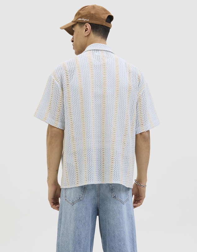 Jack & Jones - Jorbellagio Crochet Shirt SS SN
