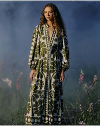 Farm Rio - Palermo Green Maxi Dress