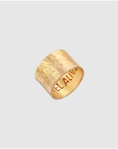 Haze & Glory - ICONIC EXCLUSIVE - Feel Alive Ring in Gold-Plated 925 Silver