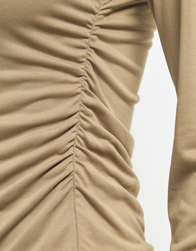 AERE - Cupro Boat Neck Top