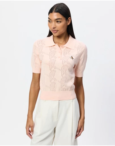 Walker Golf Things - Pointelle Knitted Polo