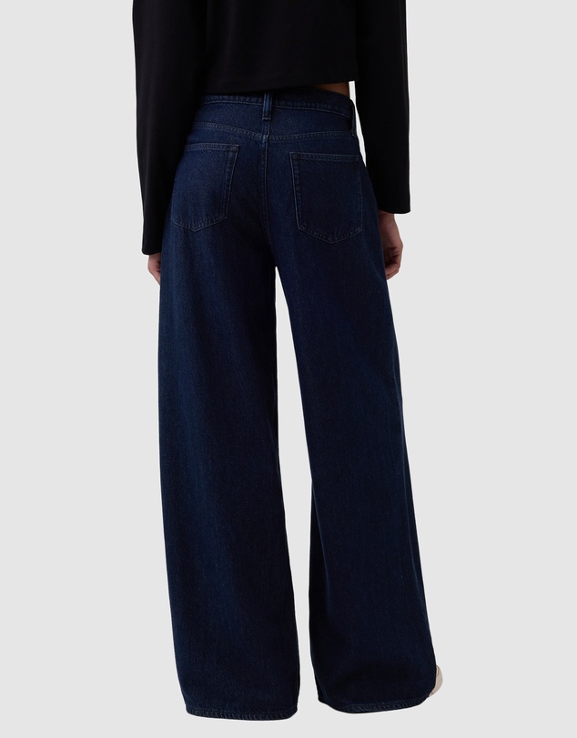 GAP - Baggy Mid Rise Dark Holman Jeans