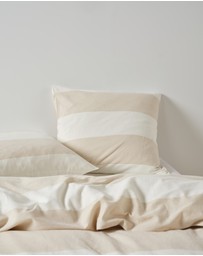 Linen House - Vintage Wide Stripe European Pillowcase