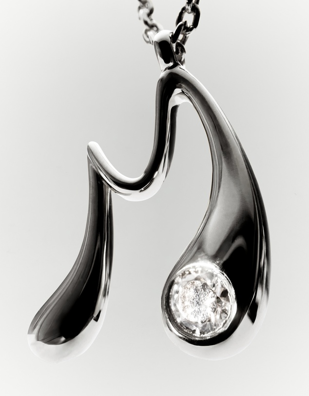 PDPAOLA - Initial 2026 M Silver Pendant Necklace