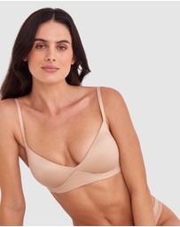 Bras N Things - Body Bliss Plunge Wirefree Push Up - Nude 2
