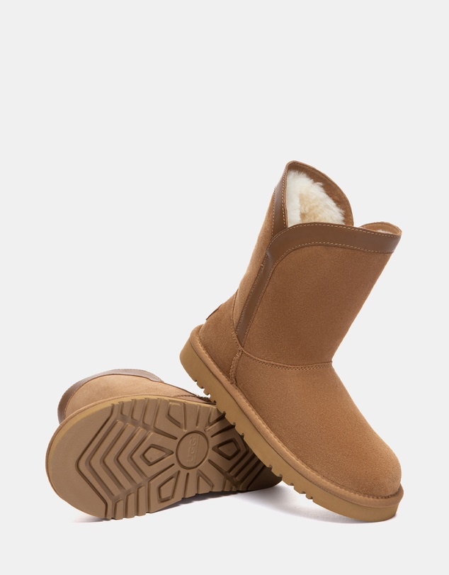 EVERAU - Australian Shepherd Ugg Short Wintra Cow Suede Upper UGG Boots