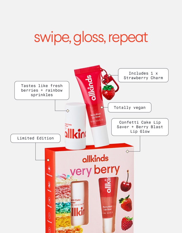 Allkinds - Very Berry The Lip Duo