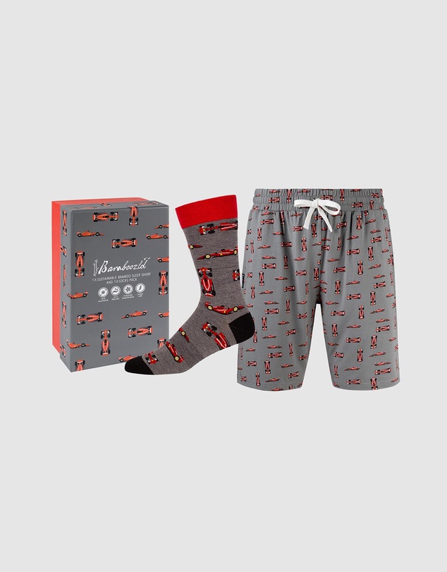 Bamboozld - F1 Racer Shorts & Sock Gift Set