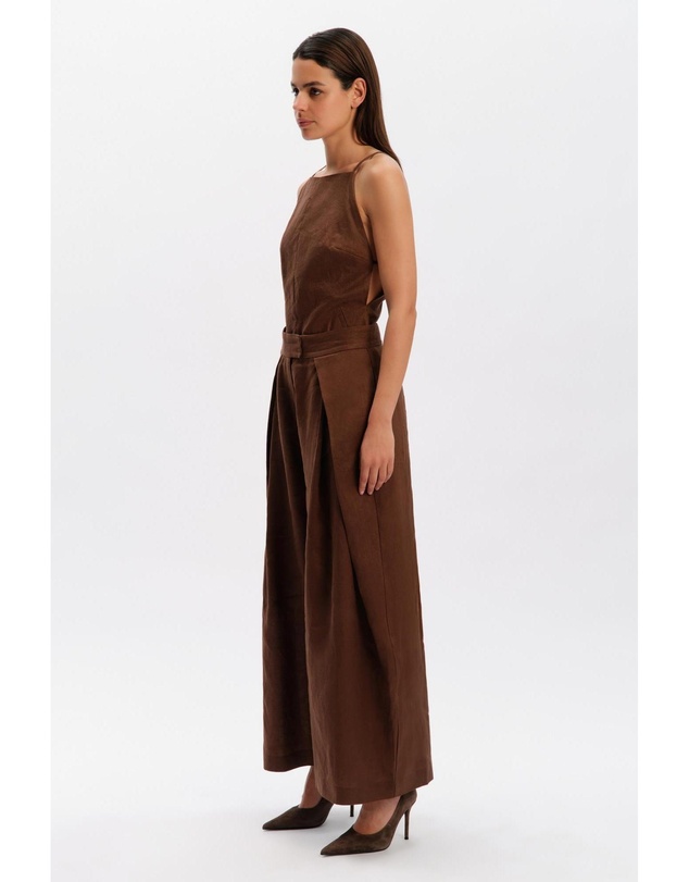 Bardot - Laurie Pleat Front Linen Pant