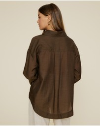 The Fated - Kim Semi Sheer Shirt