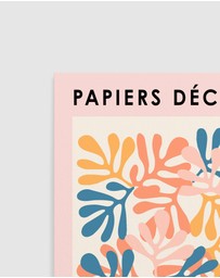 Olive et Oriel - Le Papiers Decoupes No 2 Art Print